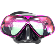 กรอบกันน้ำ Apollo Titanium Alloy Aluminum Frame Dive Mask Coated Free Diving Snorkeling for Near-Sig