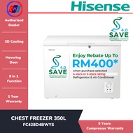 HISENSE (Authorised Dealer)FC-428D4BWYS 350L CHEST FREEZER WITH 8in1 FUNCTION