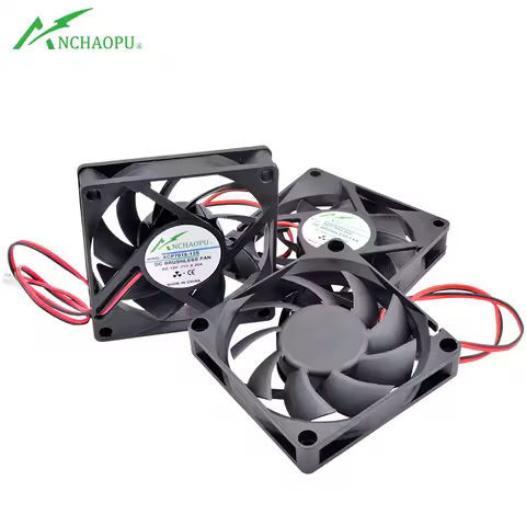 ACP7015 7cm 70mm fan 70x70x15mm DC5V 12V 24V 2pin cooling fan for chassis power supply router invert