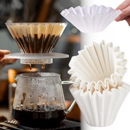 50pcs/Set Hand Brewed Coffee Paper - 1-2 Cup Wave Dripper - for Coffee Machine - Cake Cup Paper - Coffee Filter Tool - Disposable - Coffee Filter Accessories - B75 Coffee Dripper