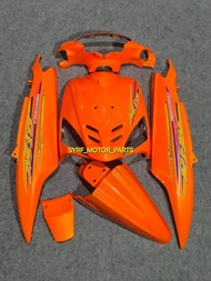 cover body full halus body full halus motor yamaha mio sporty tahun 2006-2008 warna oren sankis