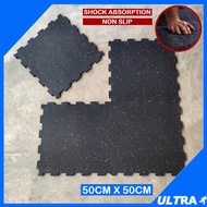 50CM X 50CM 1pc 1.5cm 2.0cm Interlocking Rubber Gym Carpet Tiles Interlock Puzzle Mat Floor Mats Flo