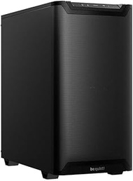 be quiet! Pure Base 501 Airflow Black PC Case, 2 Pre-Installed Pure Wings 3 140 mm PWM Fans, High St