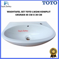 WASTAFEL TOTO LW246J PAKET KOMPLIT/ WASHTAFEL TOTO/ WASTAFEL TOTO