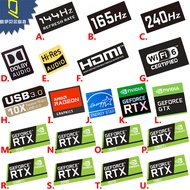 Screen Refresh Rate Sticker 144hz 165hz 240hz Display Desktop Phone Phone Sticker Label