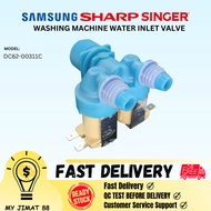 Water Feed Inlet Valve for Washing Machine SAMSUNG SHARP SINGER DC62-00311C WA13F7S7 WA16F7S9 WA12F5