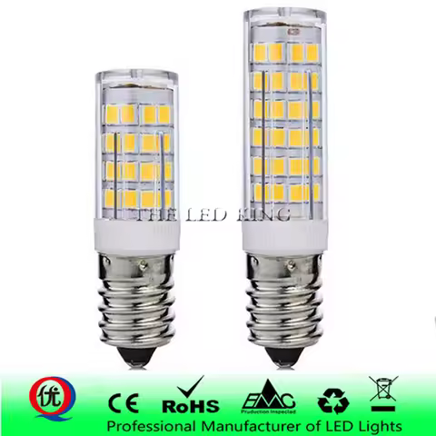 E14 LED Light Bulb 7W 9W 12W 220V 230V SMD Ceramic Lamp Replace 40w 60w 80w Halogen For Candle Cryst