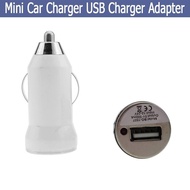 (White/Black)5V-1000MA DC12-24V 1 Port Portable Bullet USB Car Power Charger Adapter Whole