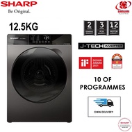 [NEW] SHARP PRO FLEX J-TECH INVERTER FRONT LOADING 12.5KG ESFJ1254AMG