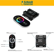 LED Strip Light RGB Dimmer Touch Controller DC12v & DC24v