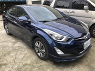 小改 2014年 Hyundai Elantra EX 旗艦版 I-KEY 天窗 安卓機 空力套件 魚眼頭燈