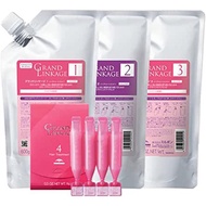 [Made in Japan]MILBON Grand Linkages 4 Steps for Fine/Tangle Prone Hair(600g+600g+600g+9gx4)