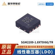 10PCS/SGM2209-1.8 XTDI6G/TR TDFN-2x2-6AL 24V 500mA Linear Voltage Regulator (LDO)