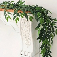 1pc, 39.4in/100cm Artificial Plant, Fake Vine, Artificial Hanging Vine Green Plant Decor For Home Be