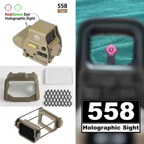 Eotech 558 Holographic Sight EXPS2-2 Red Green Dot Scope Shockproof Weather Proof,Hunting Reflex Sig