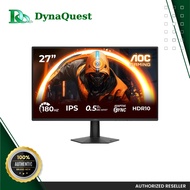 AOC 27G50F 27" IPS 180Hz (OC, 144Hz) Native FHD 1920x1080 4ms GTG 0.5ms MPRT Gaming Monitor
