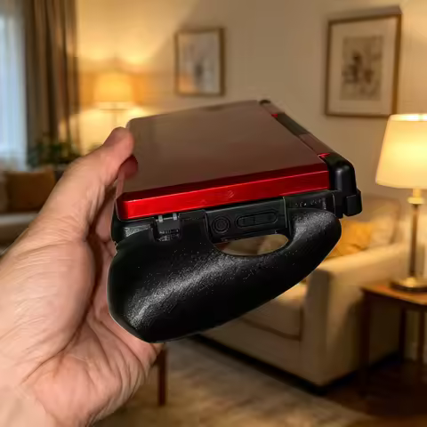 Ergonomic Handle Grip For Anbernic RG DS,Comfortable Grip Non-Slip Holder Cover Case Handheld Game C