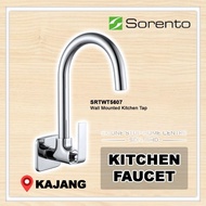 SORENTO Kitchen Faucet SRTWT5607 / Wall Mounted Kitchen Tap  / Paip Sinki Dapur Stainless Steel  / S