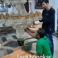 tukang bongkar pasang lampu gantung HUB 0896-01-6969-22 