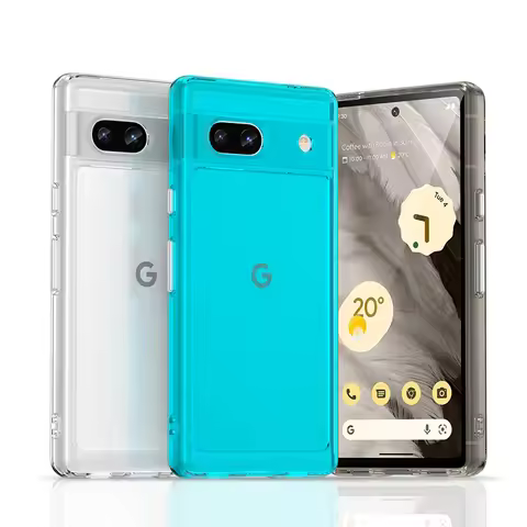 Candy Color Clear Case For Google Pixel 7A Cover Pixel 7A Coque Hard PC Soft Translucent Flexible TP