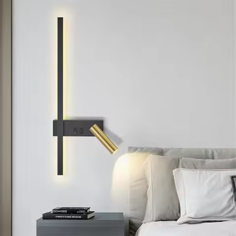 Nordic modern creative led Wall lamp simple living room sofa background wall decorative lamp reading