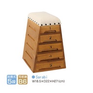 日本豊田産業 | TOBIcoBACO 日本製桐木跳箱B6收納盒Sarabi