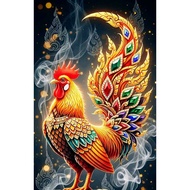 Printed Poster, Rooster, JUMBO Size, 70x100cm and 100x150cm/ Wall Decoration/ Print Painting WITHOUT