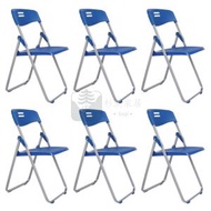 全城热卖 - 2張藍色時尚摺疊椅 摺疊椅 摺疊凳 摺疊餐椅 摺疊椅子 摺疊躺椅 藍色