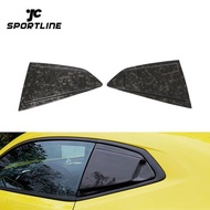 Forged Carbon Fiber Rear Window Vents Cover for Chevy Camaro ZL1 RS SS Coupe 2-Door 16-19