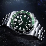 ☑️ Orient Double Lion Watch Green Water Ghost Mens Fully Automatic Mechanical Watch Luminous Waterpr