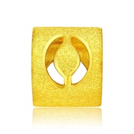 CHOW TAI FOOK 999.9 Pure Gold Alphabet O Charm F189558