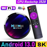 Android TV Box H96MAX RK3528 4GB RAM 64GB ROM Android Box Support 2.4G/5.8G WiFi6 BT5.0 4K Video Set Top TV Box