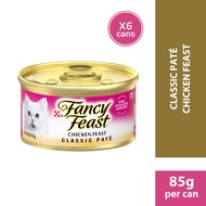 PURINA Fancy Feast Classic Paté Chicken Feast (6 x 85g)