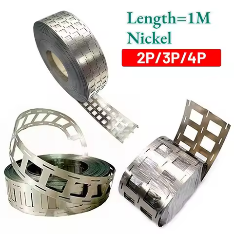2P/3P/4P 1 Meter Nickel Strip 18650 Li-ion Lithium Battery Connector Spot Welding Nickel Strip Punch