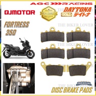 QJMOTOR DISC BRAKE PADS SCOOTER FORTRESS 350 GOLD QUALITY BKL