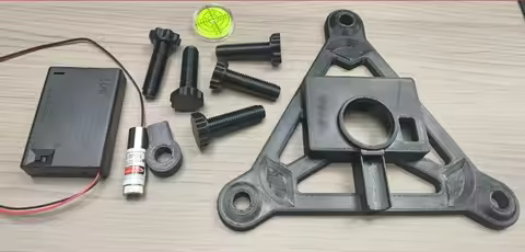 Laser Leveling Frame and Calibration Rod Adapter for Garmin Approach R10 Launch Monitor