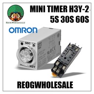 MINI Timer Omron H3Y-2 / H3Y2 Delay Timer Relay 5S 30S 60S
