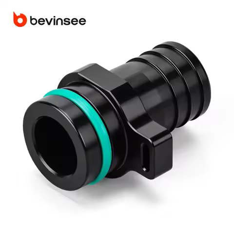BEVINSEE Air Hose Connector Intake w/O-Ring for BMW M50 E36 320i 325i 325is,S50 E36 M3,E34 520i 525i