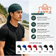 [Fast Shipping] Mesh Pirate Hat Moisture Wicking Durag Helmet InnerCap Breathable Head Cover Penutup
