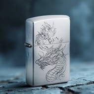 【ZIPPO官方旗艦店】2025年銀龍之魂防風打火機 46805