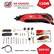 RYU Mini Die Grinder Set Tuner With Box RDG 3.2 - Mesin Gerinda Bor Tuner Listrik Set - Hand Grinder