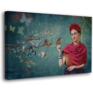 SpiritualHands Frida Kahlo Wall Art Print, Home Decor Framed Poster Wall Art Canvas Artwork for Livi