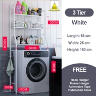 LG Rak Toilet WC Stainless Steel Rak Kloset Rak Kamar Mandi Serbaguna Rak Handuk Sabun