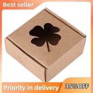 Brown 350G Kraft Paper Four-Leaf  Foldable Kraft Paper Gift Box