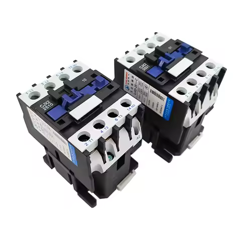 AC 220V contactor CJX2-2510 CJX2-3210 24VAC 1 phase 25A 32A contact 380VAC 3 phase CJX2-0901 CJX2-12