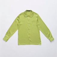 彼得潘領緞面襯衫