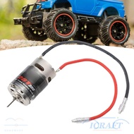 ICRAFT RC Brushed Motor, 390 28T Stainless Steel Brushed RC Motor, Durable Low Noise High Torsion RC
