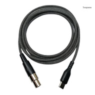 【CH*】 Mini 3 Pin Headphone Cable with Type C for Q701 Q702 K702 K712 K240 Use
