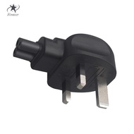 Fenteer UK to IEC320 C5 Plug Adapter UK Plug Male to IEC320 C5 Female Plug for Digital
