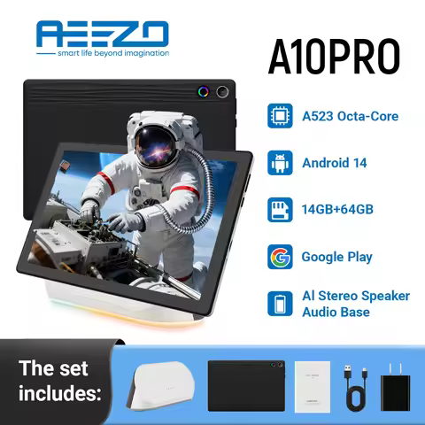 AEEZO Upgraded Android 14 Tablet with AI Stereo Speaker Dock Otca-Core 14GB+64GB 1TB Expansion WiFi 